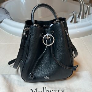 Mulberry Hamstead small bucket bag, crossbody, Black